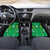 Ireland Rugby Custom Car Mats Irish Warrior Mascot Go Shamrock