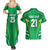 Ireland Rugby Custom Couples Matching Summer Maxi Dress and Hawaiian Shirt Irish Warrior Mascot Go Shamrock