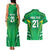 Ireland Rugby Custom Couples Matching Tank Maxi Dress and Hawaiian Shirt Irish Warrior Mascot Go Shamrock