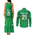 Ireland Rugby Custom Couples Matching Tank Maxi Dress and Long Sleeve Button Shirt Irish Warrior Mascot Go Shamrock