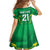 Ireland Rugby Custom Family Matching Long Sleeve Bodycon Dress and Hawaiian Shirt Irish Warrior Mascot Go Shamrock