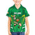 Ireland Rugby Custom Family Matching Long Sleeve Bodycon Dress and Hawaiian Shirt Irish Warrior Mascot Go Shamrock