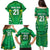 Ireland Rugby Custom Family Matching Puletasi and Hawaiian Shirt Irish Warrior Mascot Go Shamrock