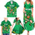 Ireland Rugby Custom Family Matching Summer Maxi Dress and Hawaiian Shirt Irish Warrior Mascot Go Shamrock