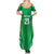 Ireland Rugby Custom Family Matching Summer Maxi Dress and Hawaiian Shirt Irish Warrior Mascot Go Shamrock