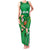 Ireland Rugby Custom Family Matching Tank Maxi Dress and Hawaiian Shirt Irish Warrior Mascot Go Shamrock