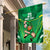 Ireland Rugby Custom Garden Flag Irish Warrior Mascot Go Shamrock