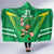 Ireland Rugby Custom Hooded Blanket Irish Warrior Mascot Go Shamrock