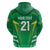 Ireland Rugby Custom Hoodie Irish Warrior Mascot Go Shamrock