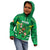 Ireland Rugby Custom Kid Hoodie Irish Warrior Mascot Go Shamrock