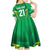 Ireland Rugby Custom Kid Short Sleeve Dress Irish Warrior Mascot Go Shamrock