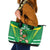 Ireland Rugby Custom Leather Tote Bag Irish Warrior Mascot Go Shamrock