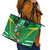 Ireland Rugby Custom Leather Tote Bag Irish Warrior Mascot Go Shamrock