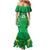 Ireland Rugby Custom Mermaid Dress Irish Warrior Mascot Go Shamrock