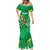 Ireland Rugby Custom Mermaid Dress Irish Warrior Mascot Go Shamrock