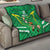 Ireland Rugby Custom Quilt Irish Warrior Mascot Go Shamrock