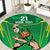 Ireland Rugby Custom Round Carpet Irish Warrior Mascot Go Shamrock