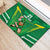 Ireland Rugby Custom Rubber Doormat Irish Warrior Mascot Go Shamrock