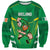 Ireland Rugby Custom Sweatshirt Irish Warrior Mascot Go Shamrock