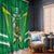 Ireland Rugby Custom Window Curtain Irish Warrior Mascot Go Shamrock