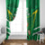 Ireland Rugby Custom Window Curtain Irish Warrior Mascot Go Shamrock