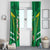 Ireland Rugby Custom Window Curtain Irish Warrior Mascot Go Shamrock