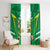 Ireland Rugby Custom Window Curtain Irish Warrior Mascot Go Shamrock