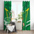 Ireland Rugby Custom Window Curtain Irish Warrior Mascot Go Shamrock