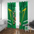 Ireland Rugby Custom Window Curtain Irish Warrior Mascot Go Shamrock