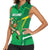 Ireland Rugby Custom Women Sleeveless Polo Shirt Irish Warrior Mascot Go Shamrock