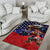 USA Canada Ice Hockey Custom Area Rug Go Champion 4 Nations