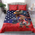 USA Canada Ice Hockey Custom Bedding Set Go Champion 4 Nations