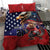 USA Canada Ice Hockey Custom Bedding Set Go Champion 4 Nations