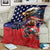 USA Canada Ice Hockey Custom Blanket Go Champion 4 Nations