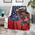 USA Canada Ice Hockey Custom Blanket Go Champion 4 Nations