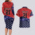 USA Canada Ice Hockey Custom Couples Matching Long Sleeve Bodycon Dress and Hawaiian Shirt Go Champion 4 Nations