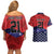 USA Canada Ice Hockey Custom Couples Matching Off Shoulder Short Dress and Hawaiian Shirt Go Champion 4 Nations