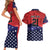 USA Canada Ice Hockey Custom Couples Matching Short Sleeve Bodycon Dress and Hawaiian Shirt Go Champion 4 Nations