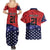 USA Canada Ice Hockey Custom Couples Matching Summer Maxi Dress and Hawaiian Shirt Go Champion 4 Nations