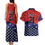 USA Canada Ice Hockey Custom Couples Matching Tank Maxi Dress and Hawaiian Shirt Go Champion 4 Nations