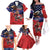 USA Canada Ice Hockey Custom Family Matching Off The Shoulder Long Sleeve Dress and Hawaiian Shirt Go Champion 4 Nations