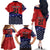 USA Canada Ice Hockey Custom Family Matching Off The Shoulder Long Sleeve Dress and Hawaiian Shirt Go Champion 4 Nations