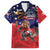 USA Canada Ice Hockey Custom Family Matching Off The Shoulder Long Sleeve Dress and Hawaiian Shirt Go Champion 4 Nations