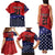 USA Canada Ice Hockey Custom Family Matching Tank Maxi Dress and Hawaiian Shirt Go Champion 4 Nations