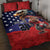 USA Canada Ice Hockey Custom Quilt Bed Set Go Champion 4 Nations