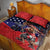 USA Canada Ice Hockey Custom Quilt Bed Set Go Champion 4 Nations