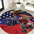 USA Canada Ice Hockey Custom Round Carpet Go Champion 4 Nations