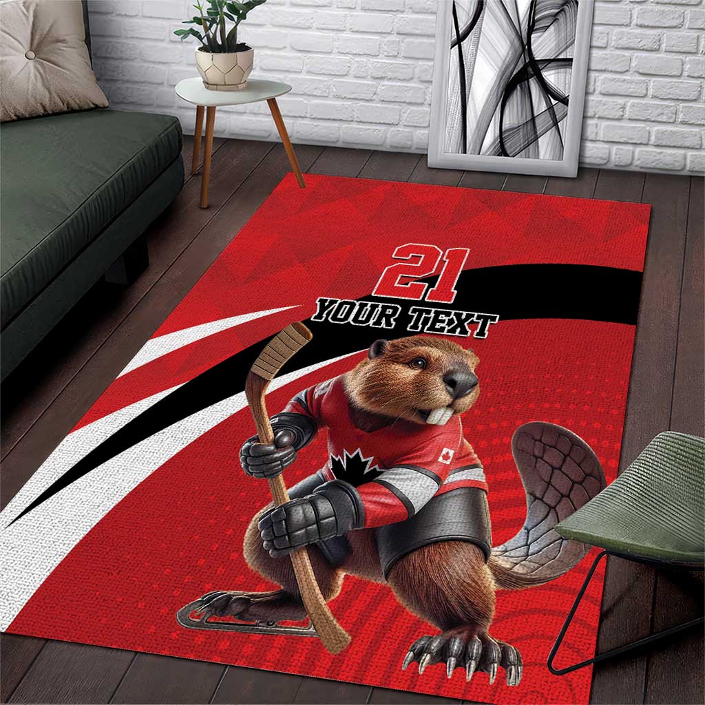 Canada Hockey Custom Area Rug Go Champion 4 Nations