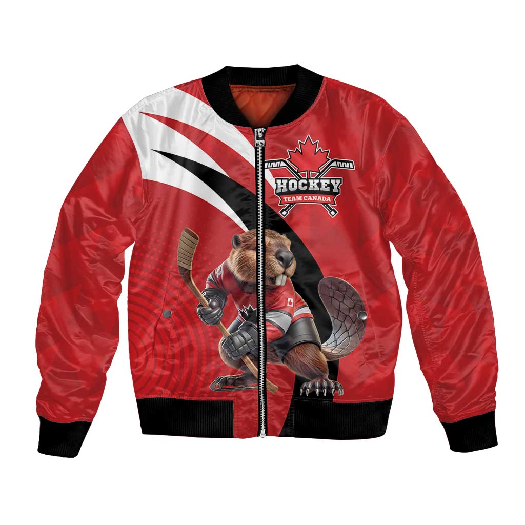 Canada Hockey Custom Bomber Jacket Go Champion 4 Nations