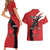 Canada Hockey Custom Couples Matching Short Sleeve Bodycon Dress and Hawaiian Shirt Go Champion 4 Nations